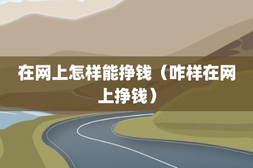 在网上怎样能挣钱（咋样在网上挣钱）