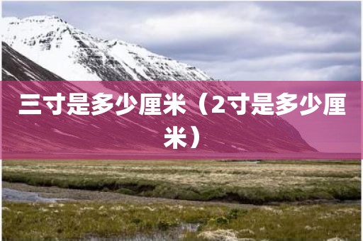 三寸是多少厘米(2寸是多少厘米)