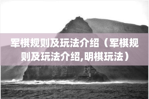 军棋规则及玩法介绍(军棋规则及玩法介绍,明棋玩法) 军棋规则及玩法介绍(军棋规则及玩法介绍,明棋玩法)