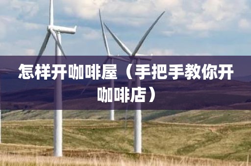 怎样开咖啡屋（手把手教你开咖啡店）