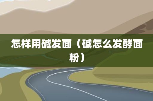 怎样用碱发面（碱怎么发酵面粉）