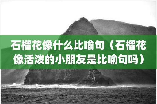 石榴花像什么比喻句（石榴花像活泼的小朋友是比喻句吗）
