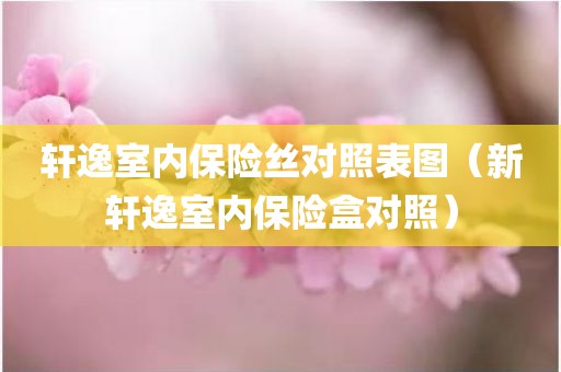 轩逸室内保险丝对照表图（新轩逸室内保险盒对照）