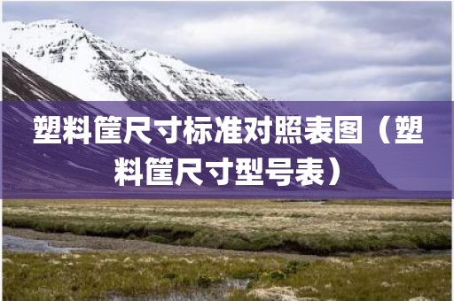 塑料筐尺寸标准对照表图（塑料筐尺寸型号表）