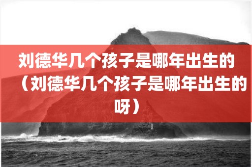 刘德华几个孩子是哪年出生的（刘德华几个孩子是哪年出生的呀）