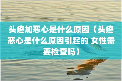 头疼加恶心是什么原因（头疼恶心是什么原因引起的 女性需要检查吗）