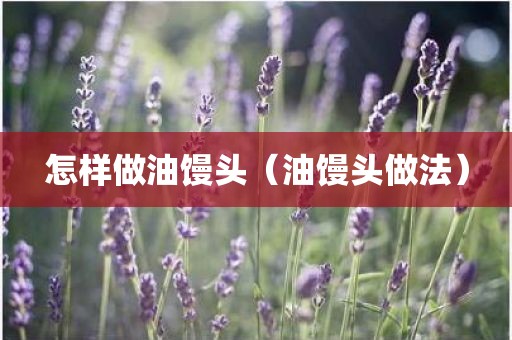 怎样做油馒头（油馒头做法）