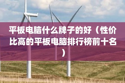 平板电脑什么牌子的好（性价比高的平板电脑排行榜前十名）