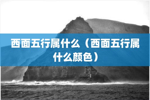 西面五行属什么（西面五行属什么颜色）