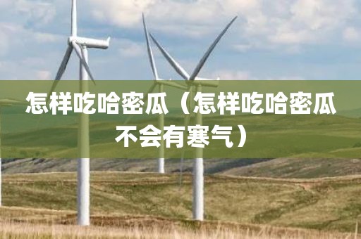 怎样吃哈密瓜（怎样吃哈密瓜不会有寒气）