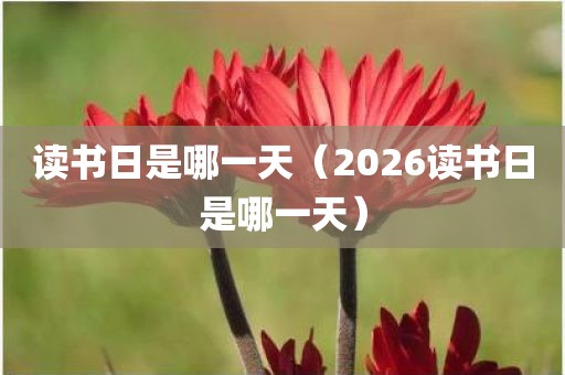 读书日是哪一天（2026读书日是哪一天）