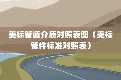 美标管道介质对照表图（美标管件标准对照表）