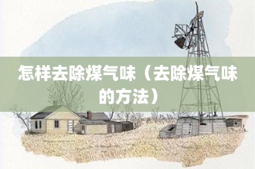 怎样去除煤气味（去除煤气味的方法）