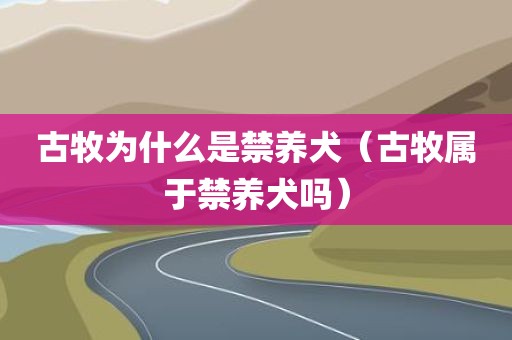 古牧为什么是禁养犬（古牧属于禁养犬吗）