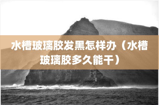 水槽玻璃胶发黑怎样办（水槽玻璃胶多久能干）