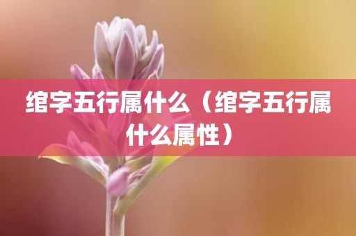 绾字五行属什么(绾字五行属什么属性) 绾字五行属什么(绾字五行属什么属性)