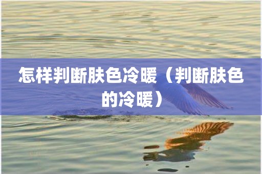 怎样判断肤色冷暖（判断肤色的冷暖）