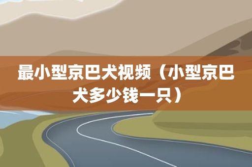 最小型京巴犬视频（小型京巴犬多少钱一只）