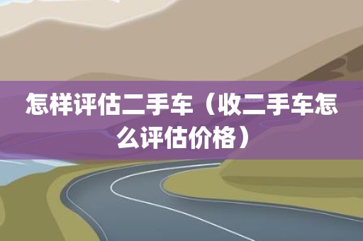 怎样评估二手车（收二手车怎么评估价格）