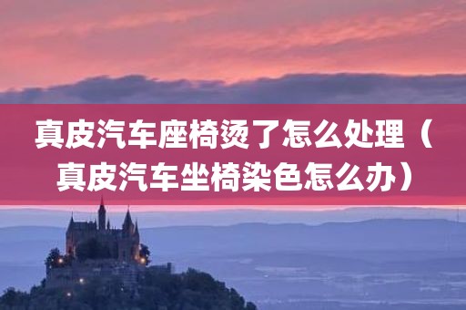 真皮汽车座椅烫了怎么处理（真皮汽车坐椅染色怎么办）
