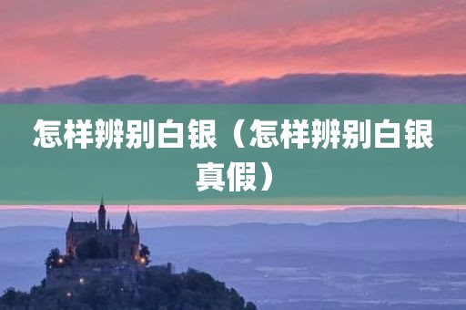 怎样辨别白银（怎样辨别白银真假）