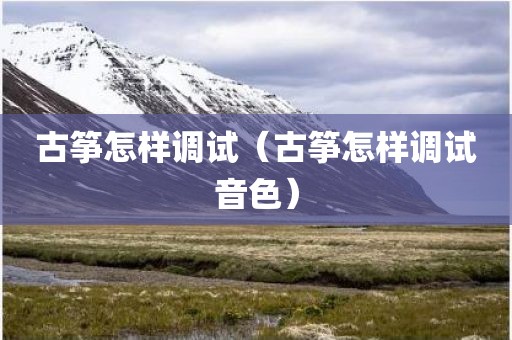 古筝怎样调试（古筝怎样调试音色）