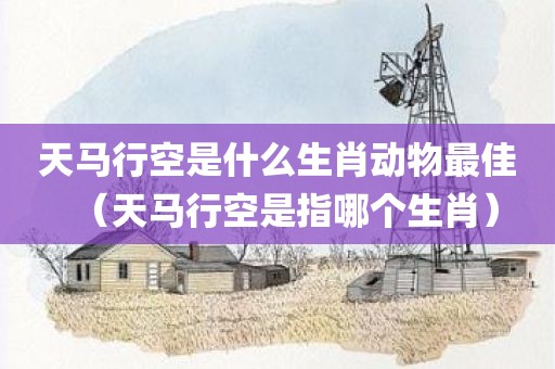 天马行空是什么生肖动物最佳（天马行空是指哪个生肖）