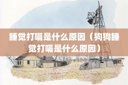 睡觉打嗝是什么原因（狗狗睡觉打嗝是什么原因）