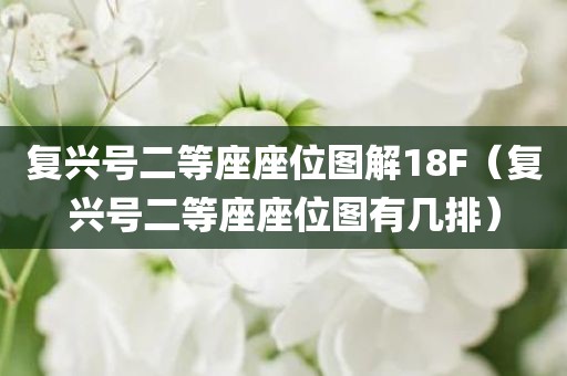 复兴号二等座座位图解18F(复兴号二等座座位图有几排)