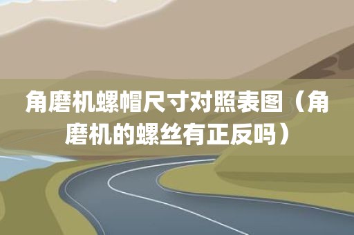 角磨机螺帽尺寸对照表图（角磨机的螺丝有正反吗）
