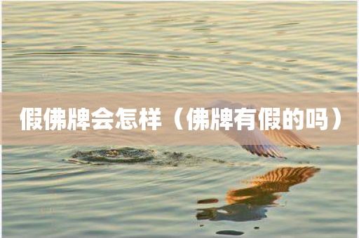 假佛牌会怎样（佛牌有假的吗）