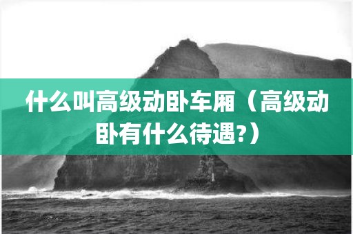 什么叫高级动卧车厢（高级动卧有什么待遇?）