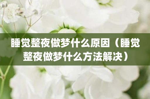 睡觉整夜做梦什么原因（睡觉整夜做梦什么方法解决）