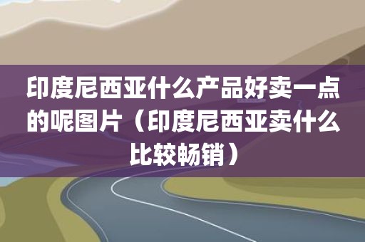 印度尼西亚什么产品好卖一点的呢图片（印度尼西亚卖什么比较畅销）