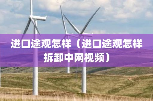 进口途观怎样（进口途观怎样拆卸中网视频）