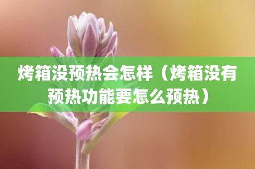 烤箱没预热会怎样（烤箱没有预热功能要怎么预热）