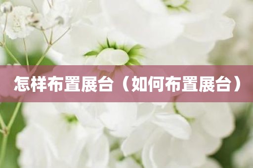 怎样布置展台（如何布置展台）