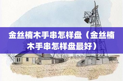 金丝楠木手串怎样盘（金丝楠木手串怎样盘最好）