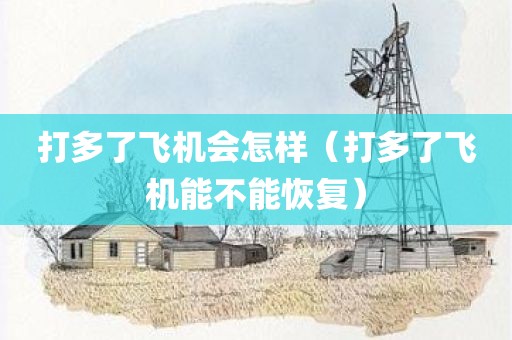 打多了飞机会怎样（打多了飞机能不能恢复）