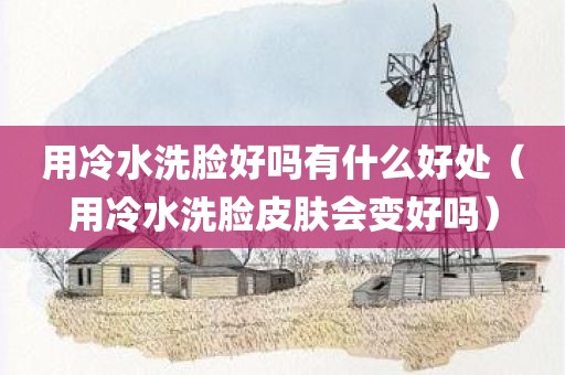 用冷水洗脸好吗有什么好处（用冷水洗脸皮肤会变好吗）