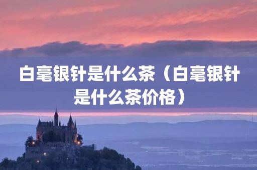 白毫银针是什么茶（白毫银针是什么茶价格）