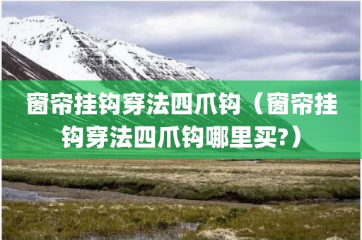 窗帘挂钩穿法四爪钩（窗帘挂钩穿法四爪钩哪里买?）