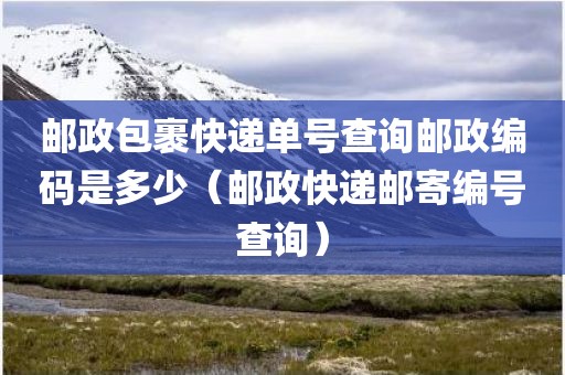 邮政包裹快递单号查询邮政编码是多少(邮政快递邮寄编号查询) 邮政包裹快递单号查询邮政编码是多少(邮政快递邮寄编号查询)