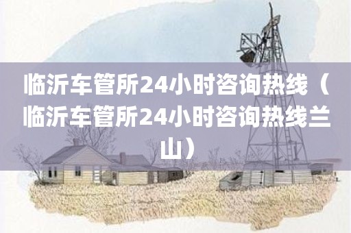 临沂车管所24小时咨询热线（临沂车管所24小时咨询热线兰山）
