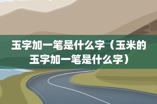 玉字加一笔是什么字（玉米的玉字加一笔是什么字）