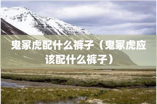 鬼冢虎配什么裤子（鬼冢虎应该配什么裤子）