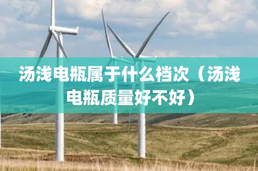 汤浅电瓶属于什么档次(汤浅电瓶质量好不好)