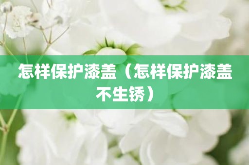 怎样保护漆盖（怎样保护漆盖不生锈）
