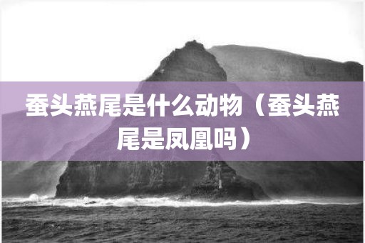 蚕头燕尾是什么动物（蚕头燕尾是凤凰吗）