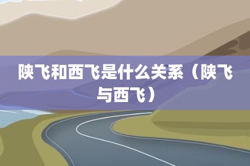 陕飞和西飞是什么关系（陕飞与西飞）